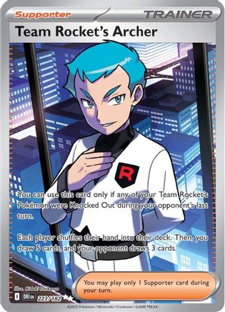 Image of Team Rocket's Archer (223/182) [Scarlet & Violet: Destined Rivals]