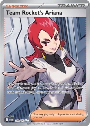 Image of Team Rocket's Ariana (224/182) [Scarlet & Violet: Destined Rivals]