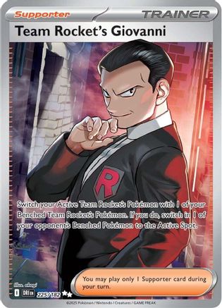 Image of Team Rocket's Giovanni (225/182) [Scarlet & Violet: Destined Rivals]