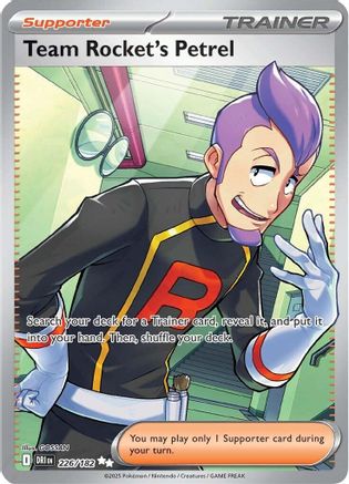 Image of Team Rocket's Petrel (226/182) [Scarlet & Violet: Destined Rivals]