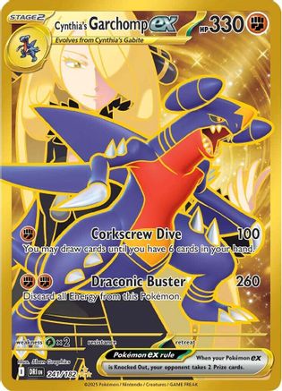 Image of Cynthia's Garchomp ex (241/182) [Scarlet & Violet: Destined Rivals]