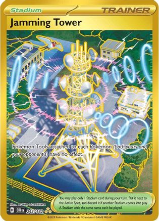Image of Jamming Tower (243/182) [Scarlet & Violet: Destined Rivals]
