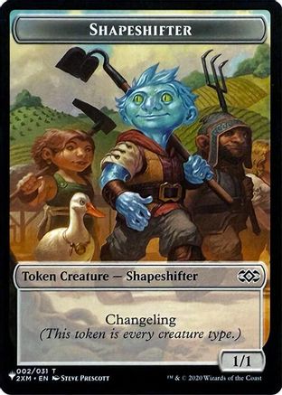 Image of Shapeshifter // Dog Double-Sided Token [The List]