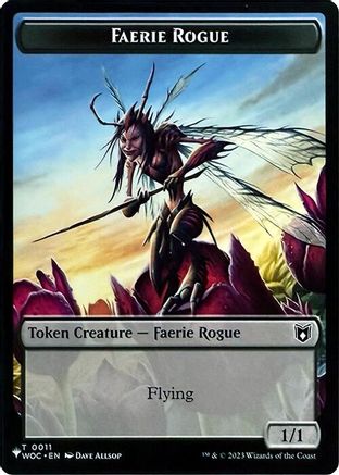 Image of Faerie Rogue // Ape Double-Sided Token [The List]
