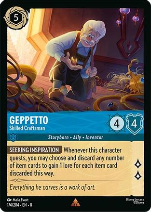 Image of Geppetto – Skilled Craftsman (174/204) [Reign of Jafar]