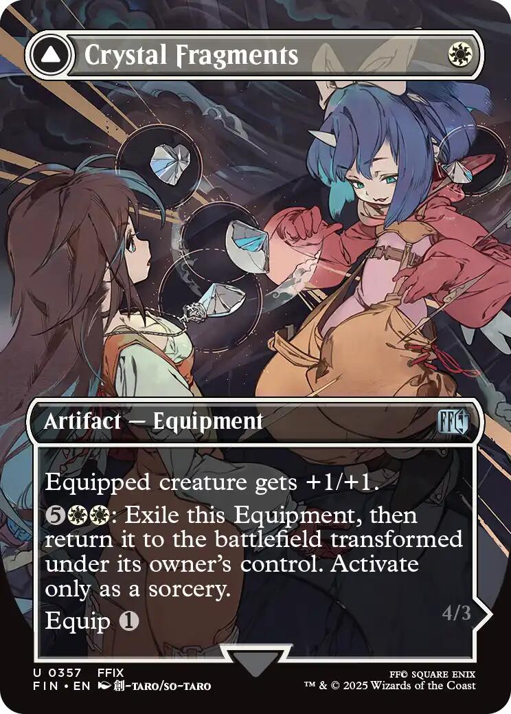 Image of Crystal Fragments // Summon: Alexander (Borderless) [FINAL FANTASY]