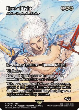 Image of Hero of Light - Adeline, Resplendent Cathar (Showcase) [FINAL FANTASY : Through the Ages]