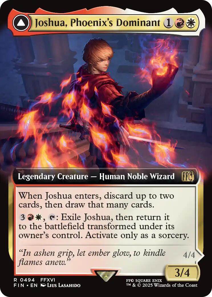 Image of Joshua, Phoenix's Dominant (Extended Art) [FINAL FANTASY]