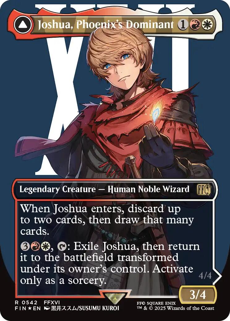 Image of Joshua, Phoenix's Dominant (Borderless) (Surge Foil) [FINAL FANTASY]