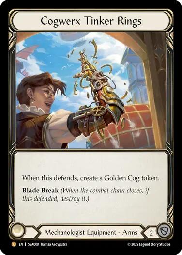 Image of Cogwerx Tinker Rings [SEA008] (High Seas)  Rainbow Foil