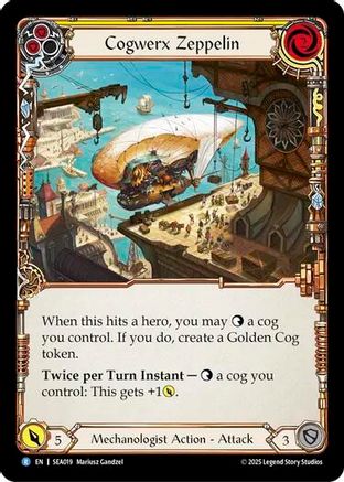 Image of Cogwerx Zeppelin (Yellow) [SEA019] (High Seas)