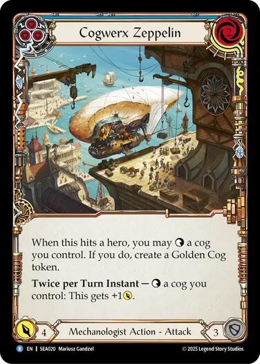 Image of Cogwerx Zeppelin (Blue) [SEA020] (High Seas)
