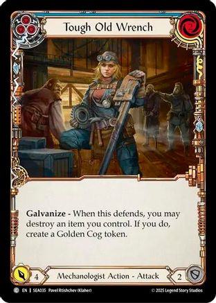 Image of Tough Old Wrench (Blue) [SEA035] (High Seas)