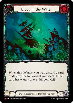 Image of Blood in the Water [SEA047] (High Seas)  Rainbow Foil