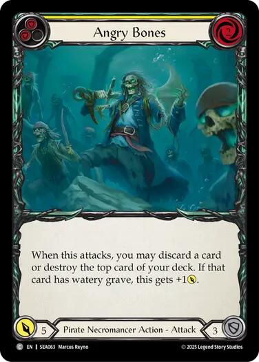 Image of Angry Bones (Yellow) [SEA063] (High Seas)