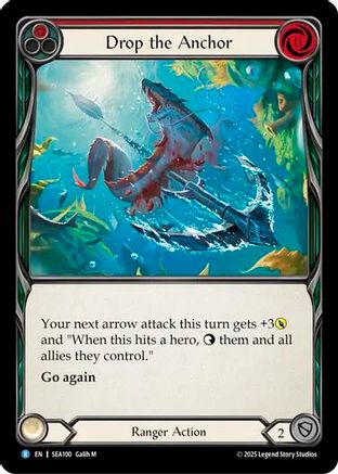 Image of Drop the Anchor [SEA100] (High Seas)  Rainbow Foil