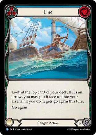Image of Line [SEA104] (High Seas)  Rainbow Foil
