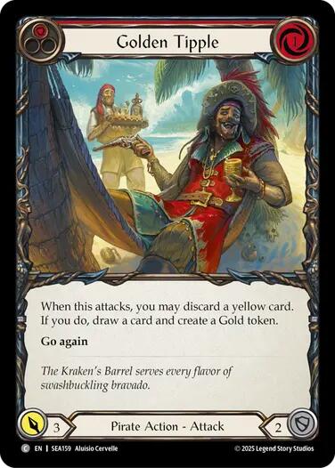 Image of Golden Tipple (Red) [SEA159] (High Seas)