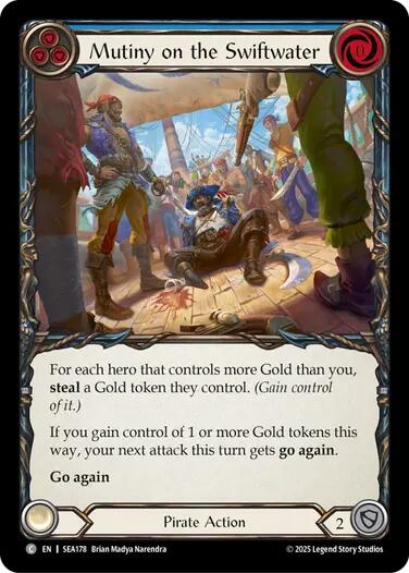 Image of Mutiny on the Swiftwater [SEA178] (High Seas)  Rainbow Foil