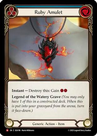 Image of Ruby Amulet [SEA196] (High Seas)