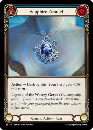 Image of Sapphire Amulet [SEA197] (High Seas)
