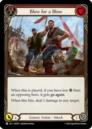 Image of Blow for a Blow [SEA216] (High Seas)  Rainbow Foil