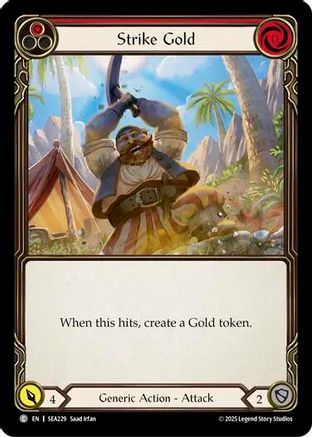 Image of Strike Gold (Red) [SEA229] (High Seas)