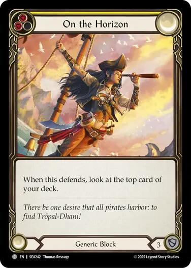 Image of On the Horizon (Yellow) [SEA242] (High Seas)