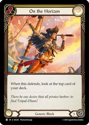 Image of On the Horizon (Yellow) [SEA242] (High Seas)