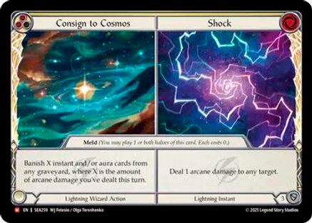 Image of Consign to Cosmos // Shock [SEA259] (High Seas)  Rainbow Foil