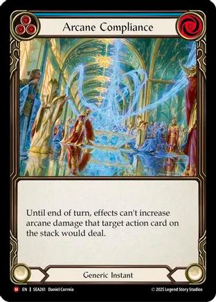 Image of Arcane Compliance [SEA261] (High Seas)  Rainbow Foil