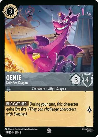 Image of Genie - Satisfied Dragon (189/204) [Reign of Jafar]