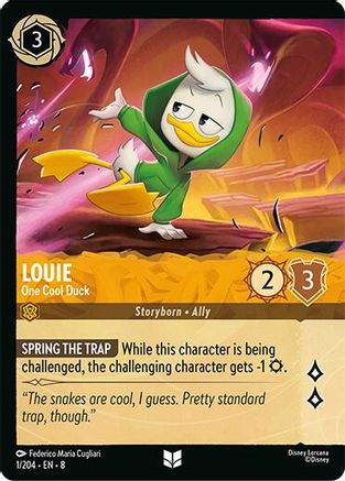Image of Louie - One Cool Duck (Cold Foil) (1/204) [Reign of Jafar]