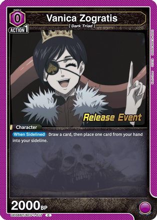 Image of Vanica Zogratis (017) (UE08BT/BCV-1-017) - UE08BT Black Clover Release Event Cards