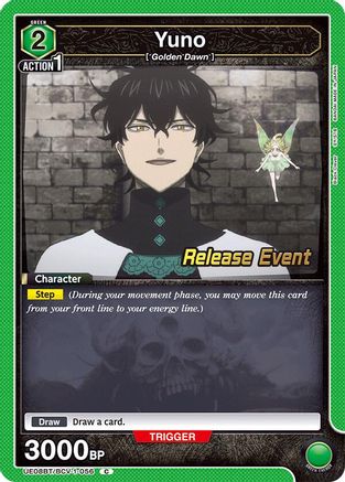 Image of Yuno (056) (UE08BT/BCV-1-056) - UE08BT Black Clover Release Event Cards