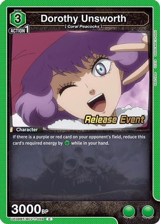 Image of Dorothy Unsworth (UE08BT/BCV-1-059) - UE08BT Black Clover Release Event Cards