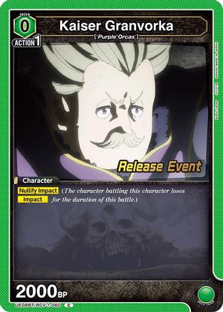 Image of Kaiser Granvorka (UE08BT/BCV-1-060) - UE08BT Black Clover Release Event Cards