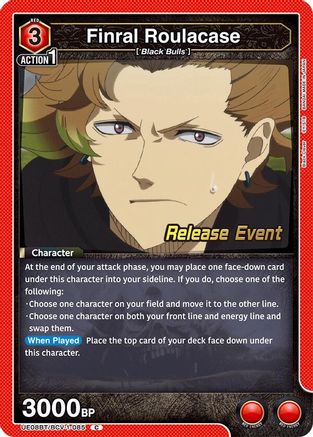 Image of Finral Roulacase (085) (UE08BT/BCV-1-085) - UE08BT Black Clover Release Event Cards