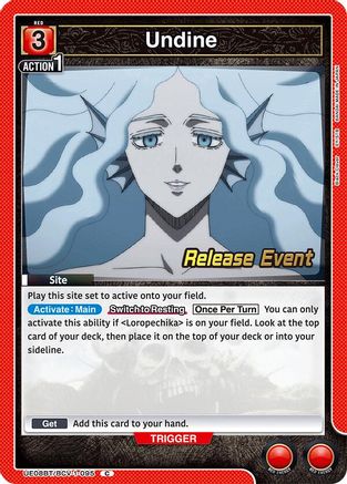 Image of Undine (UE08BT/BCV-1-095) - UE08BT Black Clover Release Event Cards