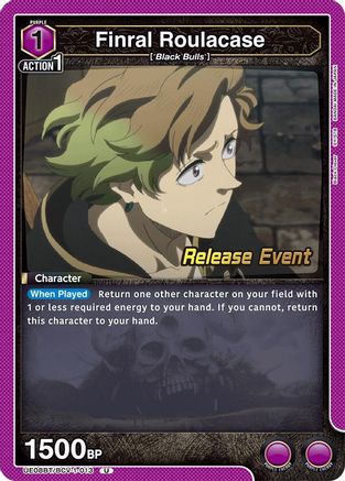 Image of Finral Roulacase (013) (UE08BT/BCV-1-013) - UE08BT Black Clover Release Event Cards