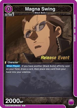 Image of Magna Swing (UE08BT/BCV-1-014) - UE08BT Black Clover Release Event Cards