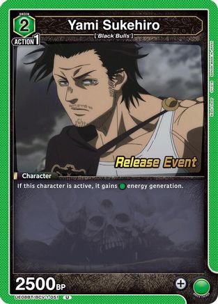 Image of Yami Sukehiro (051) (UE08BT/BCV-1-051) - UE08BT Black Clover Release Event Cards