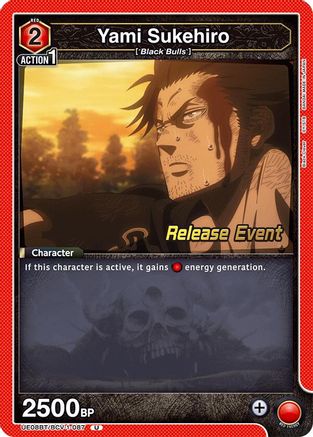 Image of Yami Sukehiro (087) (UE08BT/BCV-1-087) - UE08BT Black Clover Release Event Cards