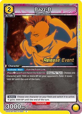 Image of Bazz-B (UEX01BT/BLC-2-003) - UEX01BT BLEACH ThousandYear Blood War Vol2 Release Event Cards