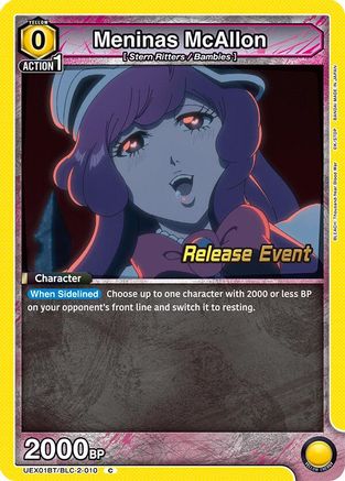 Image of Meninas McAllon (UEX01BT/BLC-2-010) - UEX01BT BLEACH ThousandYear Blood War Vol2 Release Event Cards