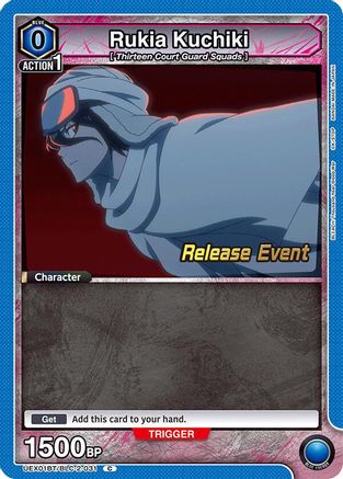 Image of Rukia Kuchiki (031) (UEX01BT/BLC-2-031) - UEX01BT BLEACH ThousandYear Blood War Vol2 Release Event Cards