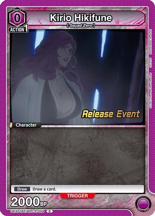 Image of Kirio Hikifune (UEX01BT/BLC-2-059) - UEX01BT BLEACH ThousandYear Blood War Vol2 Release Event Cards