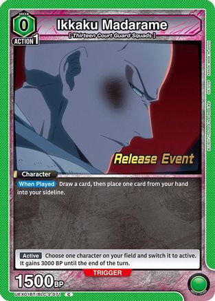 Image of Ikkaku Madarame (UEX01BT/BLC-2-071) - UEX01BT BLEACH ThousandYear Blood War Vol2 Release Event Cards