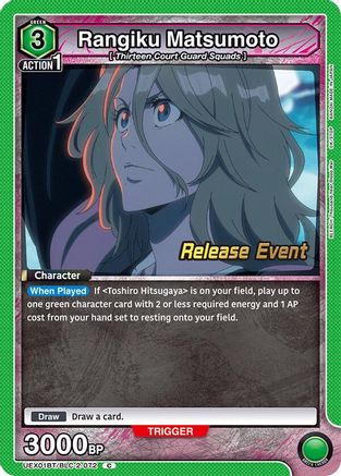 Image of Rangiku Matsumoto (UEX01BT/BLC-2-072) - UEX01BT BLEACH ThousandYear Blood War Vol2 Release Event Cards