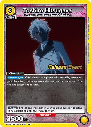 Image of Toshiro Hitsugaya (005) (UEX01BT/BLC-2-005) - UEX01BT BLEACH ThousandYear Blood War Vol2 Release Event Cards
